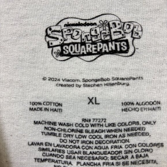 Nickelodeon Cowboy SpongeBob Squarepants and Patrick Starr Tee XL - Picture 4 of 4